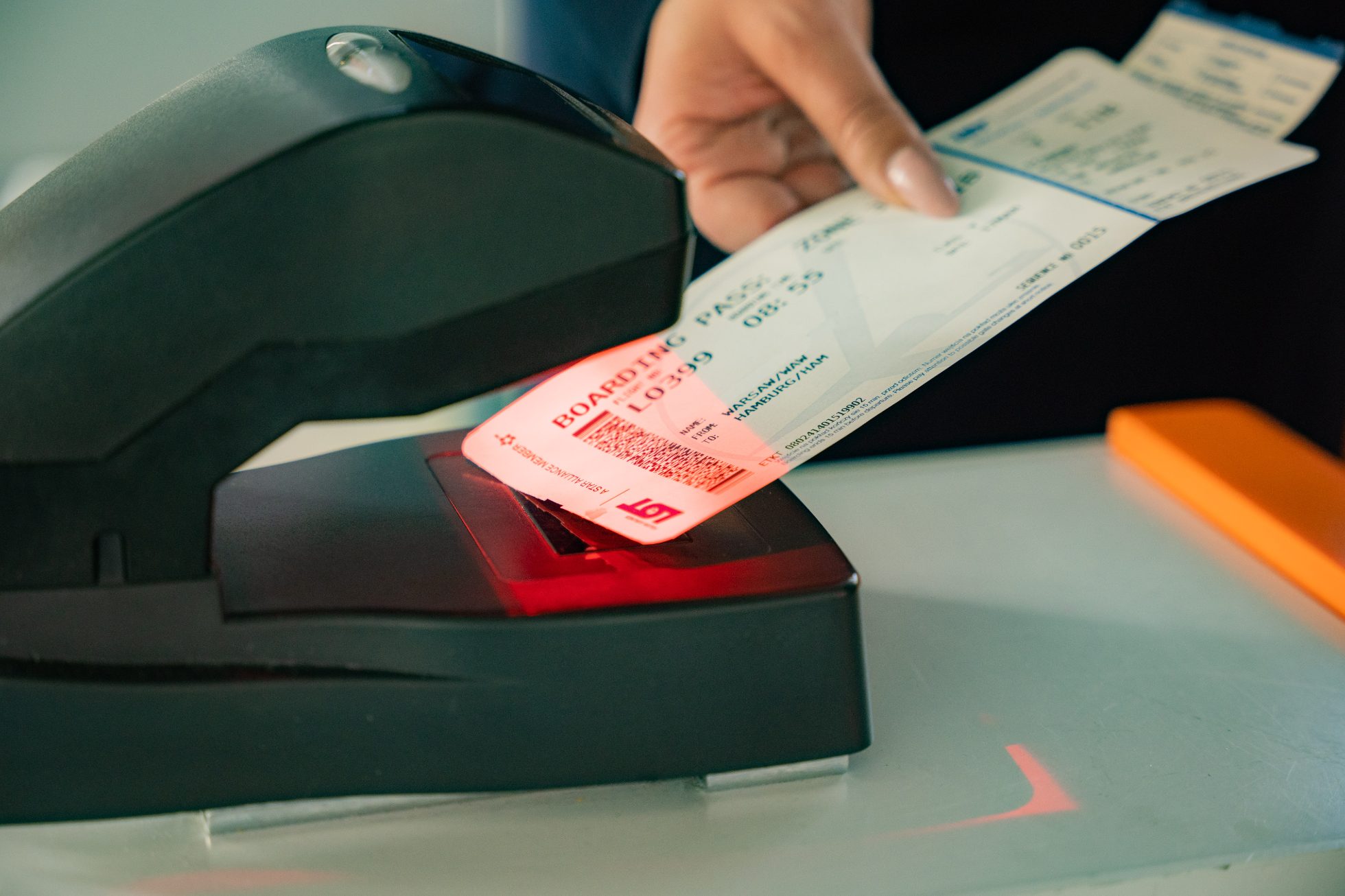 Grafika przedstawiająca boarding pass